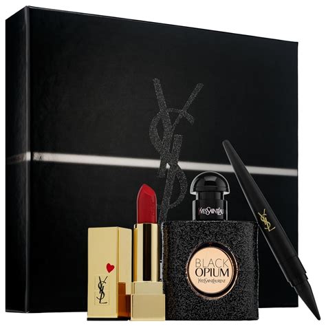 ysl black opium sets